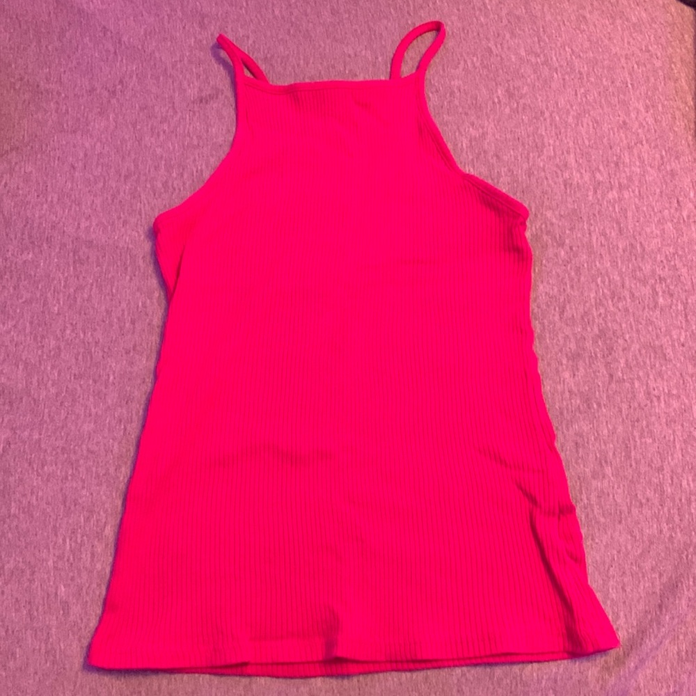 cute pink tank top